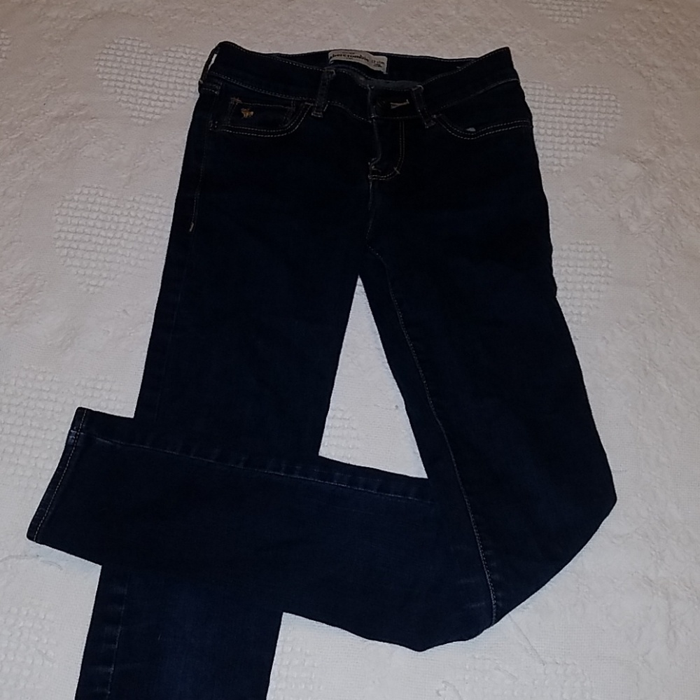 Abercrombie Kids Dark Denim Skinny Jeans